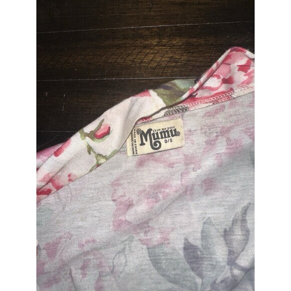 Show Me Your MuMu Floral Open Kimono Robe One Size OS Short Sleeve - Picture 3 of 4